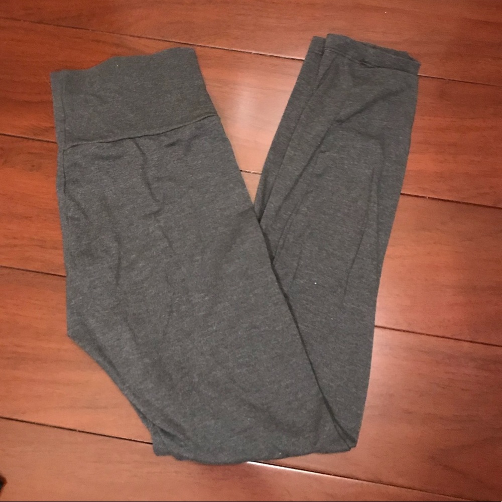 Dark Grey High Waisted Leggings